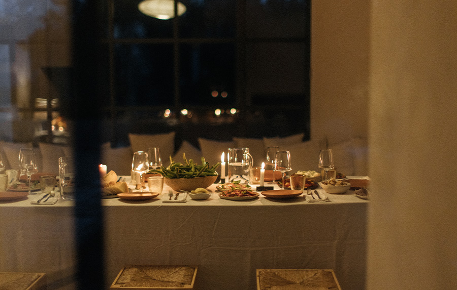 Dining at the Masseria